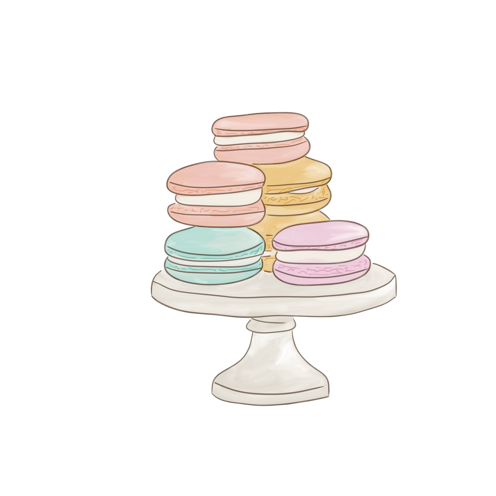 macaron tower